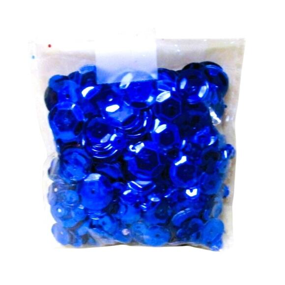 Horizon Midnight Blue Sequins, Round, Metal, Pack of 100, Craft Supplies - Picture 1 of 2